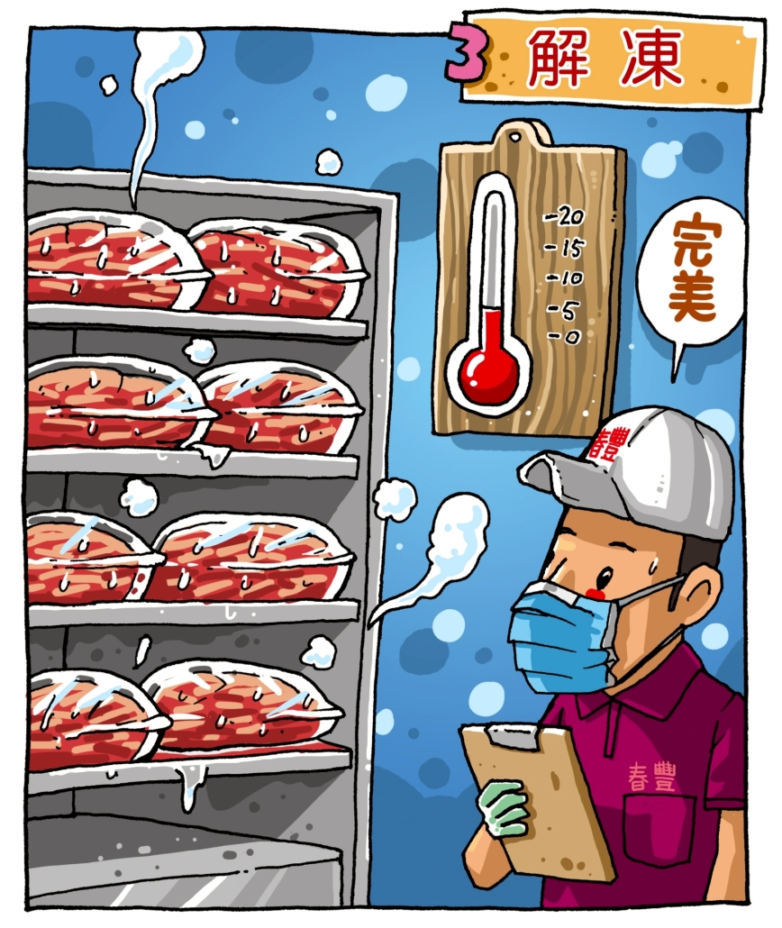 流程3食材解凍